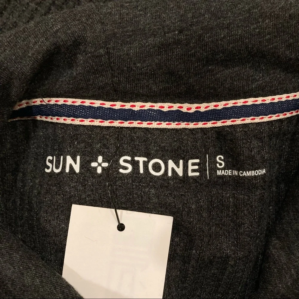 Sun + Stone Men’s Thermal Solid Hoodie - Picture 6 of 9